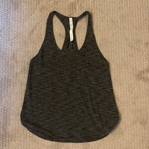 Lululemon Charcoal Racerback Tank Top